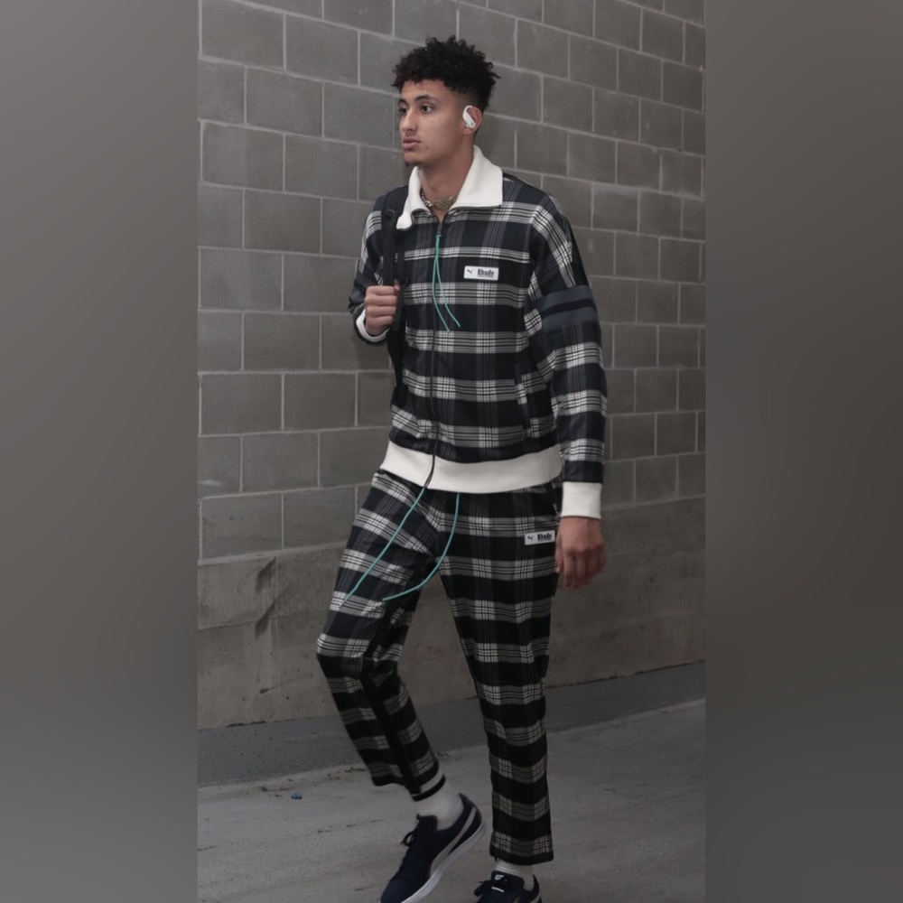 Rhude x Puma Collaboration Sweatsuit Set — Sweatshirt & Jacket Set Unisex